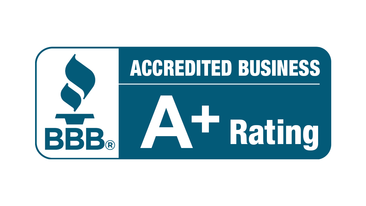 BBB Accredited Business A+ Rating